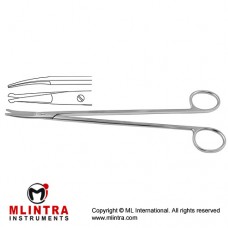 Strully Neurological Scissor Curved Stainless Steel, 22.5 cm - 8 3/4"